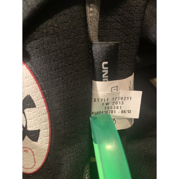 TEXAS TECH  Pullover M Black Waffle Weave Under Armour Fleece Lined Crew Neck - Picture 5 of 5